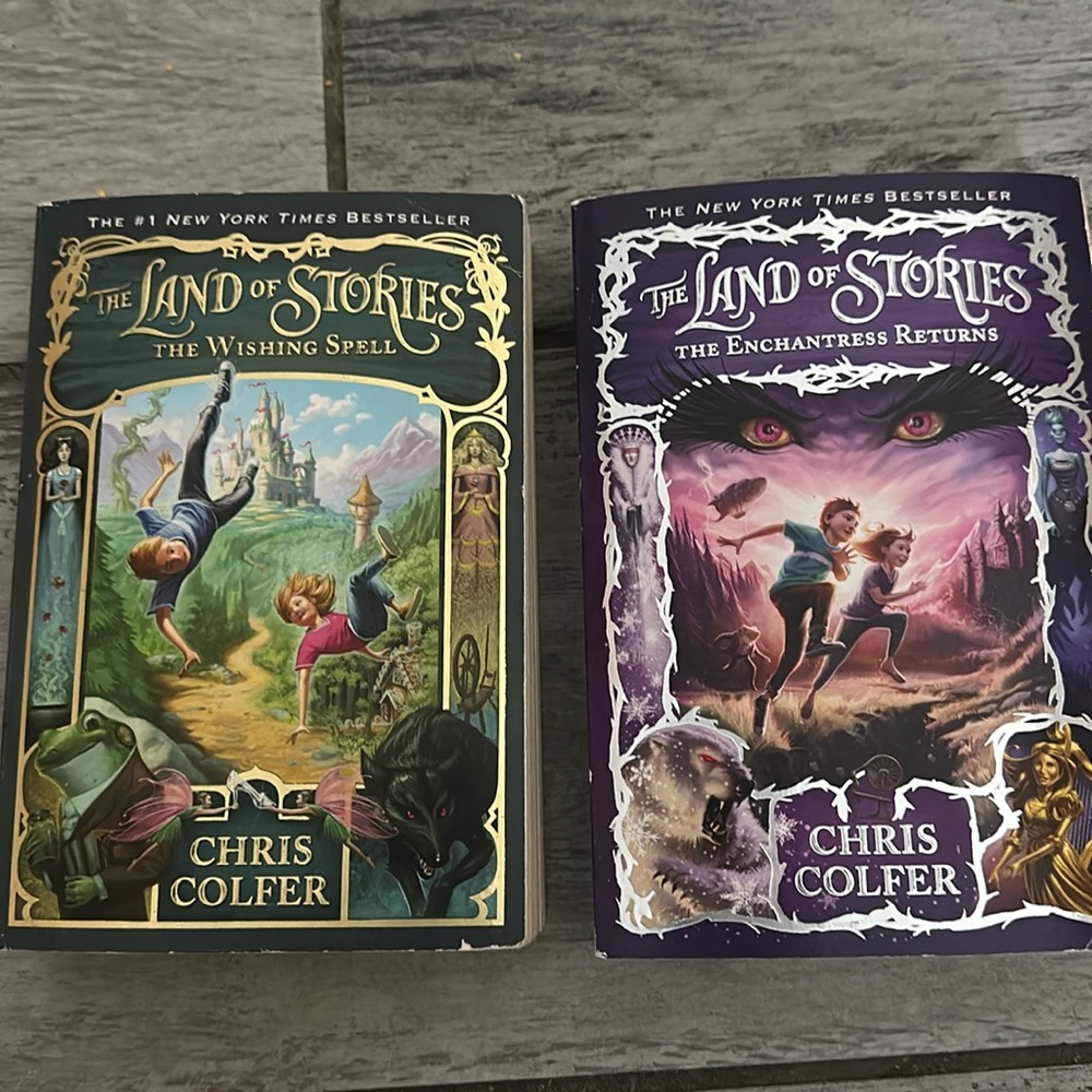 The Land of Stories Books The Wishing Spell and The Enchanted Returns